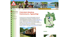 Desktop Screenshot of erlebnisbahn-ratzeburg.de